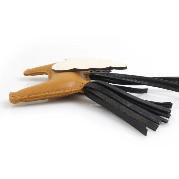 Auth HERMES Rodeo Pegasus PM Bag Charm Sesame/Black/Nata Agneau Milo - Picture 5 of 8